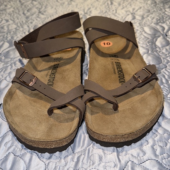 BNNB Birkenstock Yara Tobacco Oiled Leather Regular Width Size 42